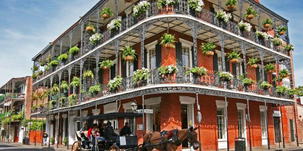 the French quarter, New Orleans