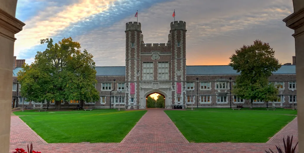 Fall on WashU campus